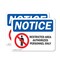 Signmission Restricted Area Authorized Personnel OSHA Notice Sign, Plastic, 14in W x 10in L, 2PK OS-2PACK-NS-P-1014-L-18077 - alternate 1
